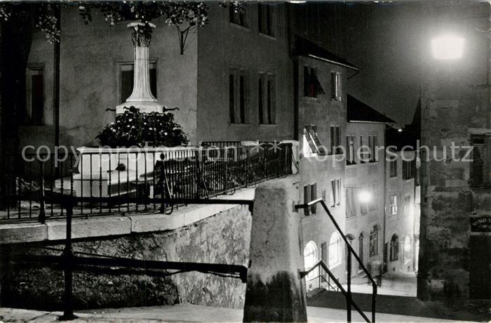 13191858 Geneve GE Rue du Peron Photo de nuit Geneve GE