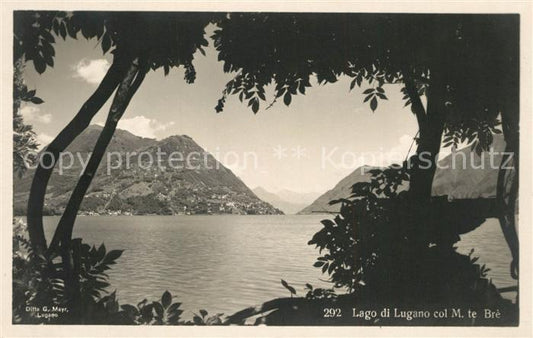 43201014 Lago di Lugano TI Col Monte Bre