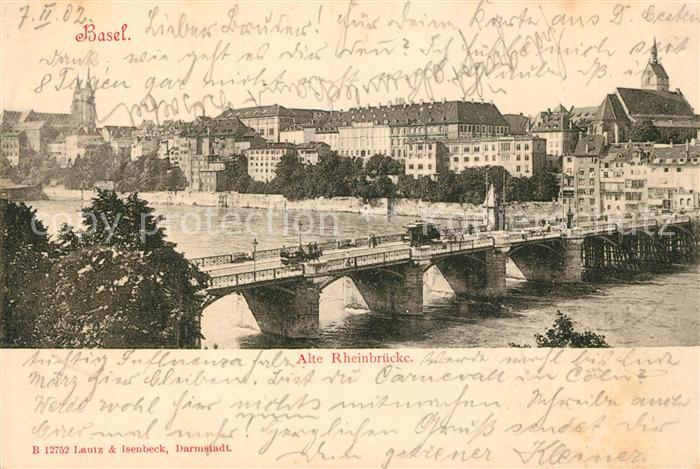 13205507 Basel BS Alte Rheinbruecke Basel BS