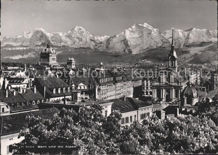 11621090 Bern BE Teilansicht mit Alpenpanorama Bern