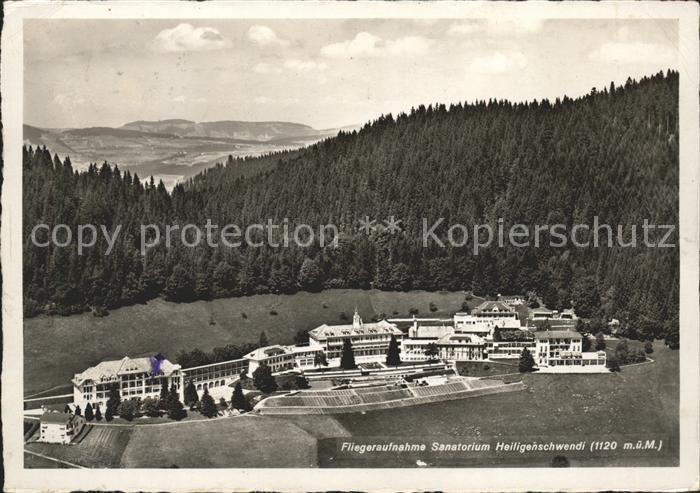 11621106 Heiligenschwendi Sanatorium Fliegeraufnahme Heiligenschwendi