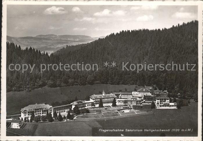 11621130 Heiligenschwendi Fliegeraufnahme Sanatorium Heiligenschwendi