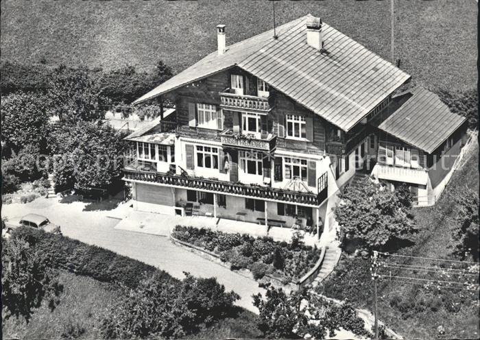 11621470 Goldiwil Fliegeraufnahme Pension Freudenberg Goldiwil