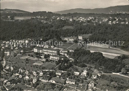 11621697 Biel Bienne Bezirksspital und Pflegerinnenschule Fliegeraufnahme Biel/B