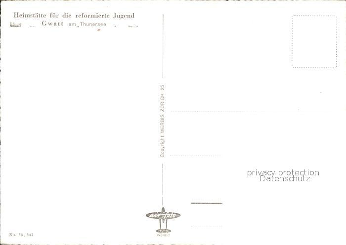 11621769 Gwatt Heimstaette fuer reform Jugend Fliegeraufnahme Gwatt (Thun)