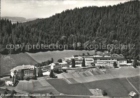 11624942 Heiligenschwendi Sanatorium Schwendi Fliegeraufnahme