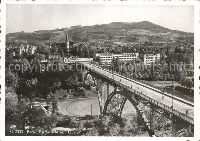 11625142 Bern BE Kirchenfeld mit Gurten Bruecke