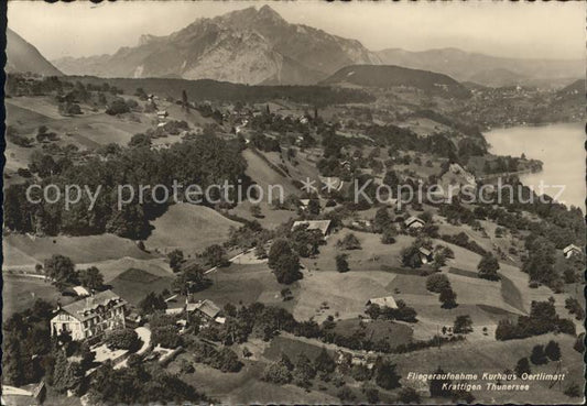 11625358 Krattigen Fliegeraufnahme Kurhaus Oertlimatt