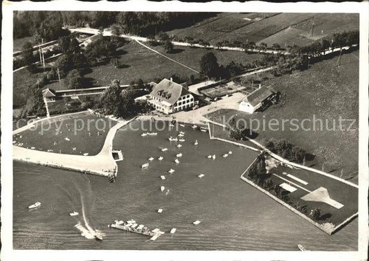 11625396 Interlaken BE Fliegeraufnahme Strandbad Hotel Neuhaus