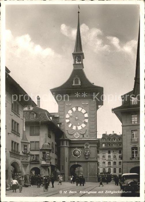 11639549 Bern BE Kramgasse Zeitglockenturm