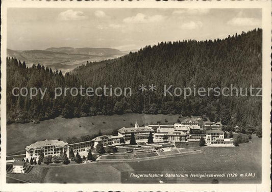 11639853 Heiligenschwendi Sanatorium Fliegeraufnahme