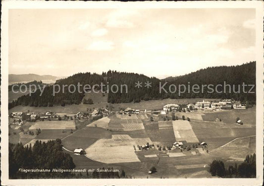 11640003 Heiligenschwendi Sanatorium Fliegeraufnahme