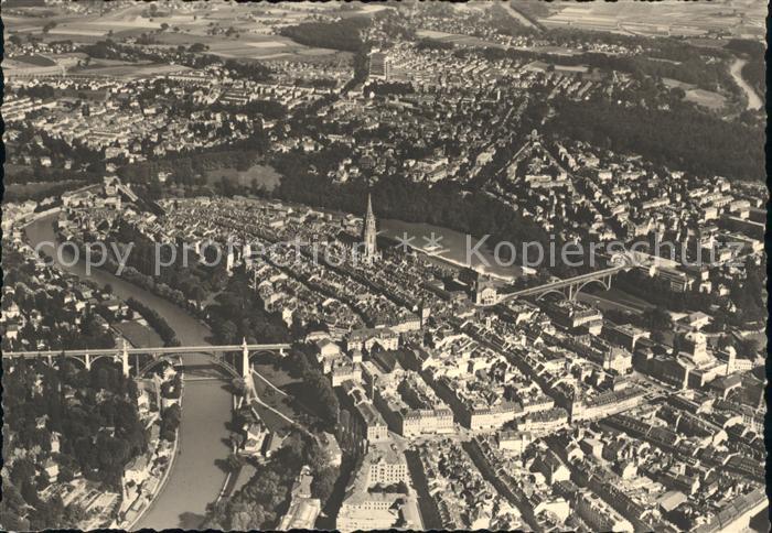 11625550 Bern BE Altstadt mit Kirhenfeld Fliegeraufnahme