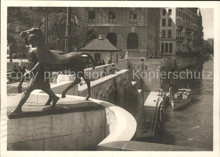 11625619 Basel BS Schifflaende Skulptur