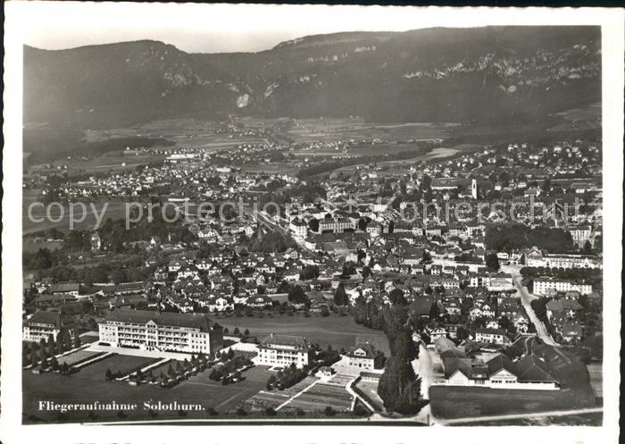 11626126 Solothurn Fliegeraufnahme Solothurn