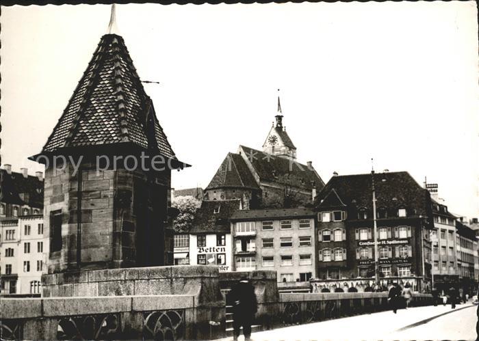 11622524 Basel BS Mittlere Rheinbruecke Kaepplijoch Basel BS