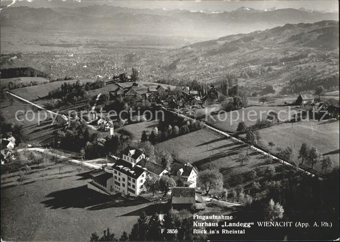 11623085 Wienacht-Tobel Fliegeraufnahme Kurhaus Landegg Wienacht-Tobel