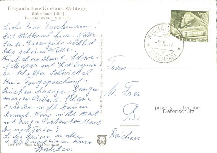 11623106 Waldegg Interlaken Kurhaus Fliegeraufnahme