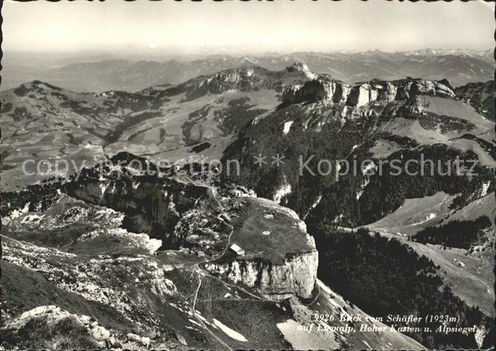 11640181 Hoher Kasten Fliegeraufnahme Alpsiegel