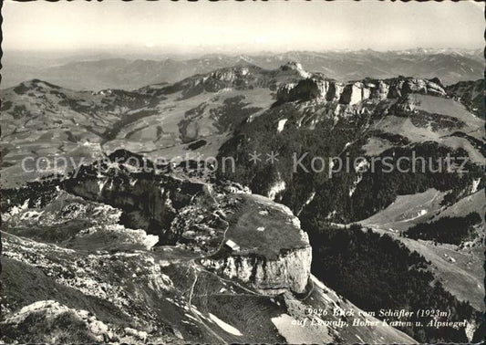 11640181 Hoher Kasten Fliegeraufnahme Alpsiegel