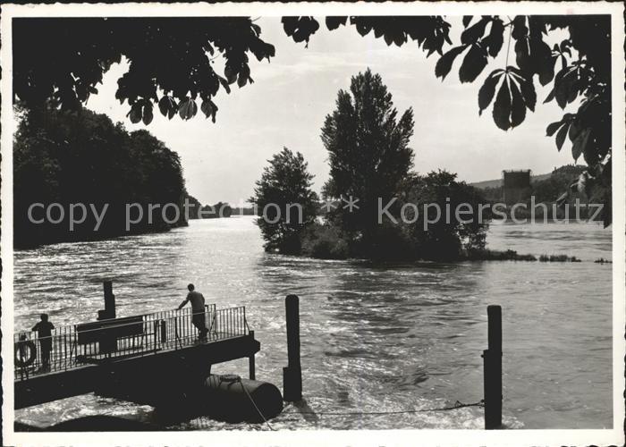 11627122 Rheinfelden AG Abend am Rhein Rheinfelden