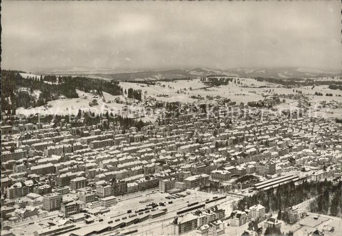 11627423 La Chaux-de-Fonds Fliegeraufnahme La Chaux-de-Fonds