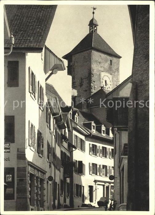 11621881 Rheinfelden AG Solbadkurort Geissgasse Obertorturm Rheinfelden