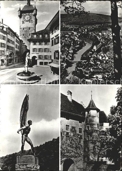 11622187 Baden AG Denkmal Stadt Fliegeraufnahme Baden