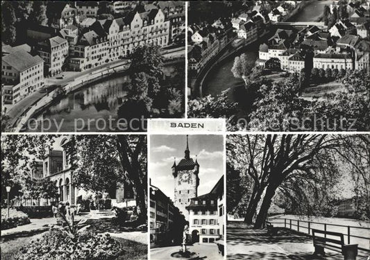 11622193 Baden AG Stadt Fliegeraufnahme Baden