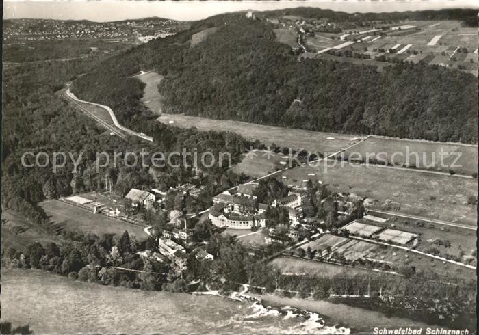 11622217 Bad Schinznach Fliegeraufnahme Schwefelbad Bad Schinznach