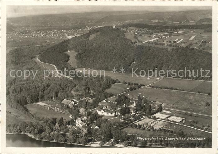 11622225 Bad Schinznach Fliegeraufnahme Schwefelbad Bad Schinznach