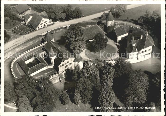 11622257 Hallwil Fliegeraufnahme Schloss Hallwil