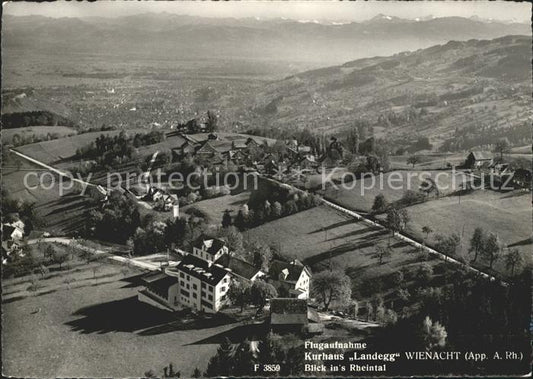 11622315 Wienacht-Tobel Fliegeraufnahme Rheintal Landegg Wienacht-Tobel