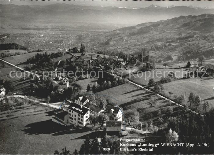 11622366 Wienacht-Tobel Fliegeraufnahme Landegg Rheintal Wienacht-Tobel