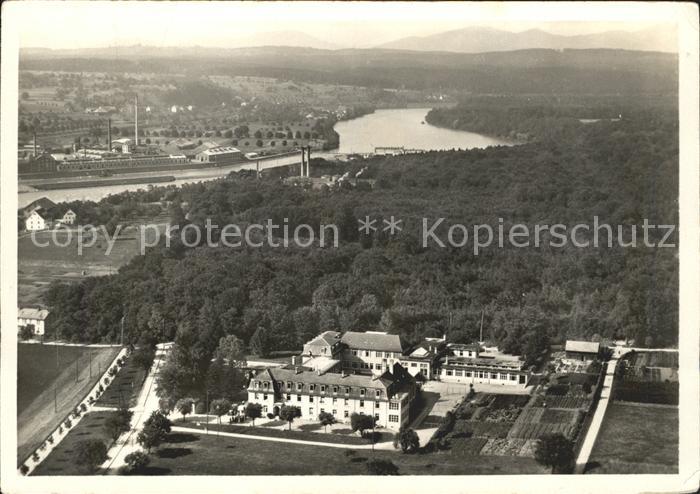 11622427 Rheinfelden AG Sanatorium Fliegeraufnahme Rheinfelden AG