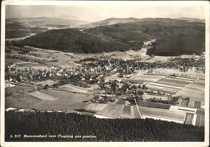 11622473 Hunzenschwil Fliegeraufnahme Hunzenschwil