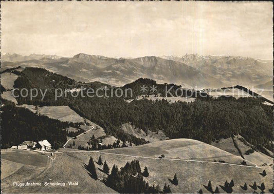 11628085 Wald AR Vorderland Fliegeraufnahme Kurhaus Alp Scheidegg