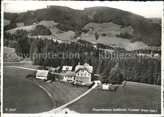 11628220 Wald AR Vorderland Fliegeraufnahme Kurhaus Tanne