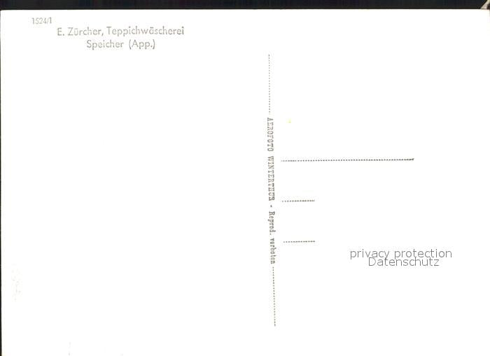 11628449 Speicher AR Fliegeraufnahme Teppichwaescherei E. Zuercher Speicher