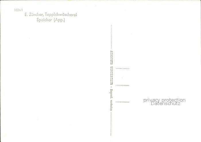 11628451 Speicher AR Fliegeraufnahme Teppichwaescherei E. Zuercher Speicher