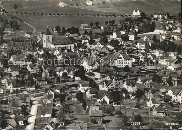 11628457 Appenzell IR Fliegeraufnahme Appenzell