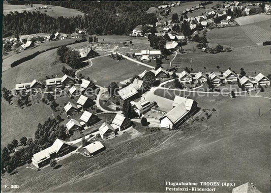 11628459 Trogen AR Fliegeraufnahme Pestalozzi-Kinderferienheim Trogen