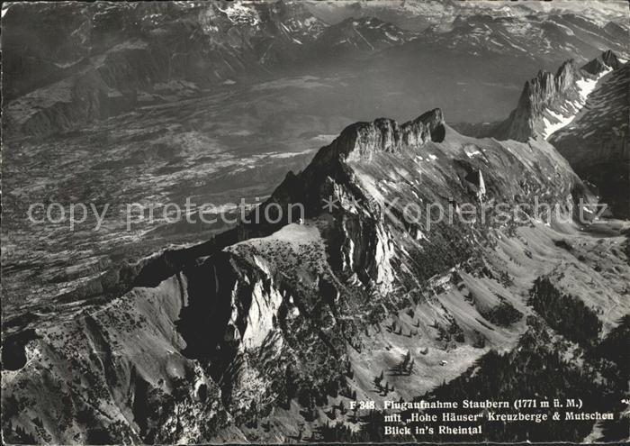 11630016 Staubern Fliegeraufnahme Hohe Haeuser Kreuzberge Mutschen Rheintal