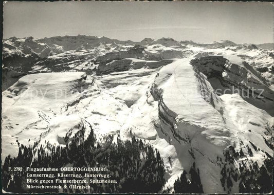 11630035 Obertoggenburg Fliegeraufnahme Gamserrugg Kaeserrugg Hinterrugg