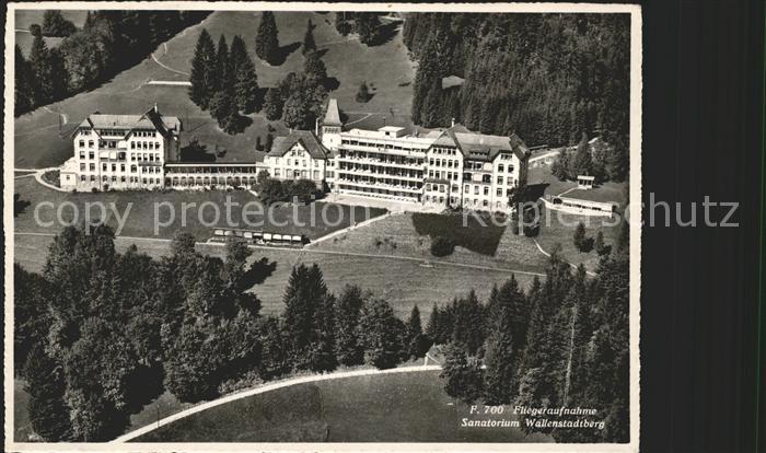 11630215 St Gallen SG Fliegeraufnahme Sanatorium Wallenstadtberg