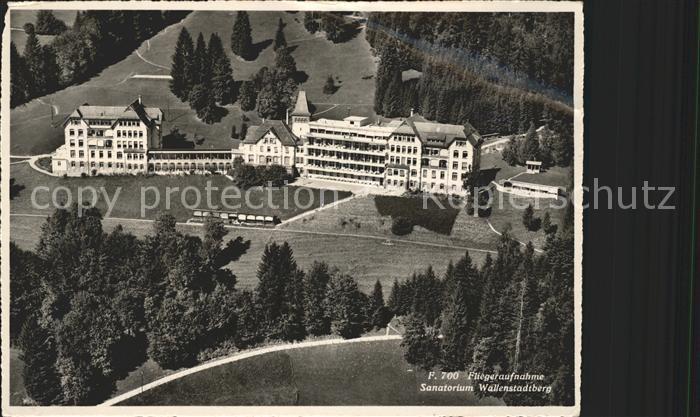 11630217 St Gallen SG Fliegeraufnahme Sanatorium Wallenstadtberg