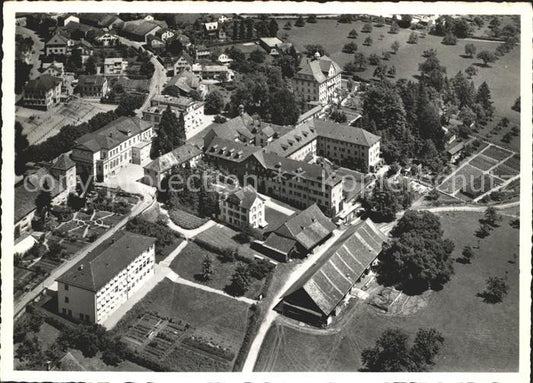 11630447 Wil SG Fliegeraufnahme Frauenkloster und Toechterinstitut St. Katharina