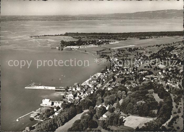 11630547 Staad Rorschach Fliegeraufnahme mit Flugplatz Altenheim Bodensee