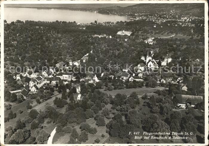 11630569 Tuebach Fliegeraufnahme mit Rorschach und Bodensee