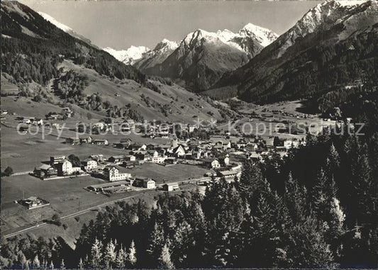 11624226 Klosters GR Silvretta Fliegeraufnahme Klosters